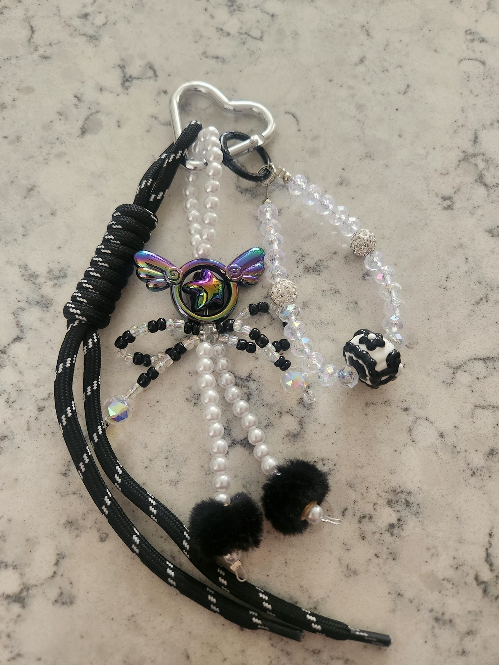 NEW!! Black Tassel Keychain